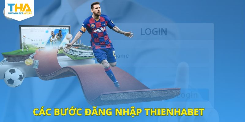 Các bước đăng nhập Thienhabet