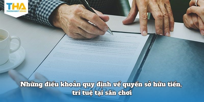 Những điều khoản quy định về quyền sở hữu tiền, trí tuệ tại sân chơi