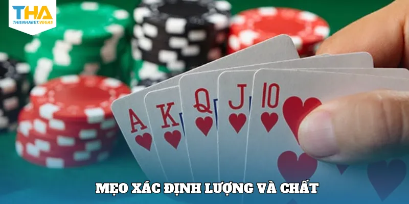 Mẹo xác định lượng và chất